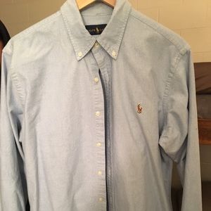 Polo Ralph Lauren Classic Fit Blue Oxford Shirt